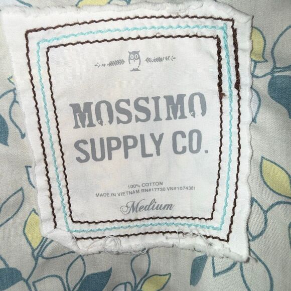 Y2K Mossimo Supply Co Brown Utility Jacket Women’s M | 2000s High Neck Zip Cargo - Picture 9 of 14